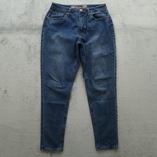 Seven7 Jeans Women's Size 10 Blue High-Rise Tapered Skinny Denim 30" Inseam