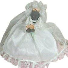 VTG. MOUSE "RUSS" BERRIE BRIDE STUFFED ADORABLE 6"
