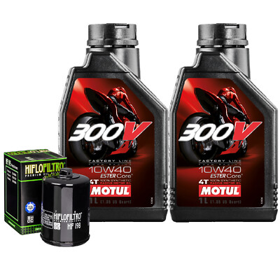 Set Service Öl Motul 300V 10W40 Für Polaris 800 Ranger Rzr Eps Le � 2012>2013