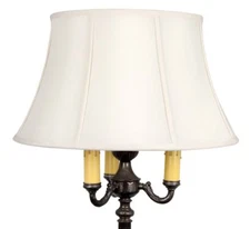 Floor Lamp Drum Lamp Shade Replacement 19 Inch (Eggshell Silk)