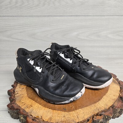 Under Armour Shoes Youth 7 Lockdown Basketball Sneakers Black Round 3025617-003