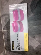 UltraLife Adjustable Exercise Ankle & Wrist Weights, 2lbs (1lb Each)