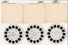 3 View-Master Reels INDEX SET 289.DESERT CACTUS, 290 WILD FLOERS DESERT, 291 CA