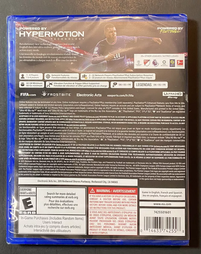 Sealed Fifa 22 PS5