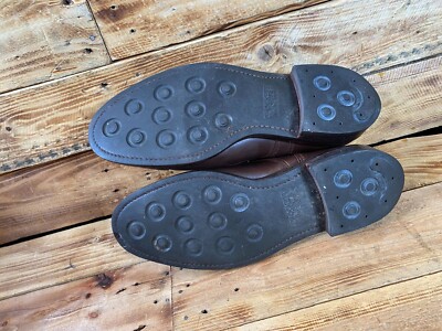 Crockett and jones sedbergh Dark brown captoe leather oxford shoes