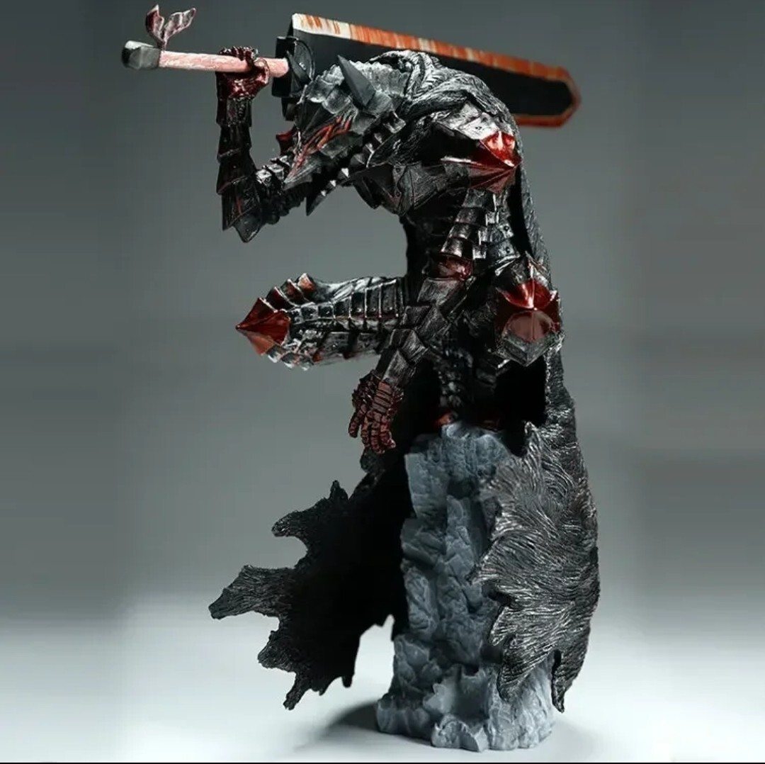 Berserk Armor GUTS Action Figure Gatsu PVC 25 cm Collezione Nuova Scatola