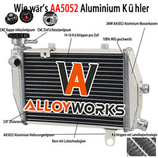 Für Honda RC51 SP1 RVT1000R 2000 Rechts 2 Reihe Alu Rennsport Motorkühler