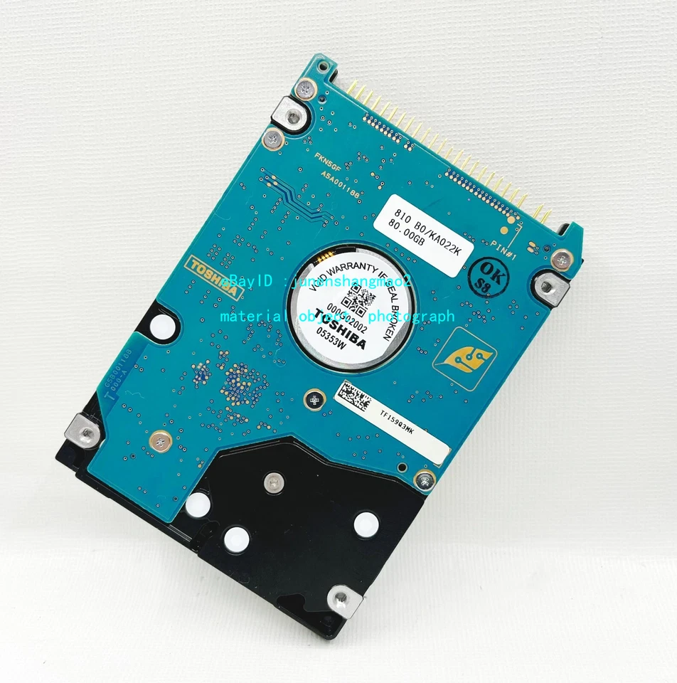 Toshiba 40GB 4200RPM MK4025GAS IDE 2.5-inch Notebook Hard Drive - Image 2 of 3