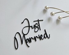 Just Married Acrylic Cake Toppers Just Married Acrylic Toppers Just Married Cake