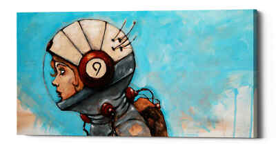Epic Graffiti ''Rosie The Rocketeer'' by Craig Snodgrass, Giclee Canvas Wall Art