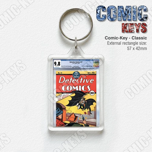 Detective Comics #27 (DC Comics 1939) Classic Size CGC "Graded" Inspired Keyring