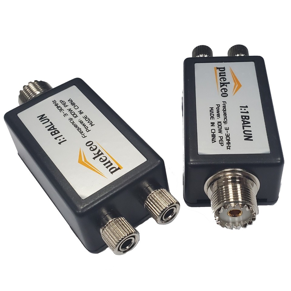 Balun 1:1 1:4 1:9 80m-10m 100W PEP SSB CW Portable balun for the ...