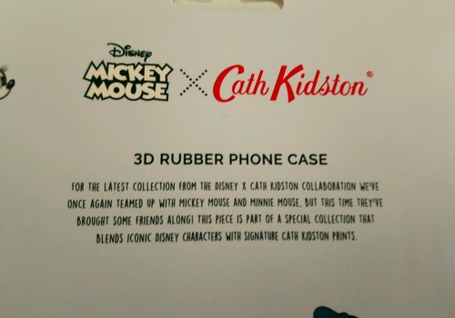 Mickey Mouse X Cath Kidston Red 3D Rubber iPhone Case - Fits iPhone 7 - BNWT - Picture 3 of 3