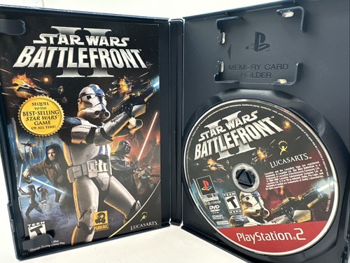 Star Wars: Battlefront II (PlayStation 2, 2005) PS2 - Completo - Imagen 2 de 2