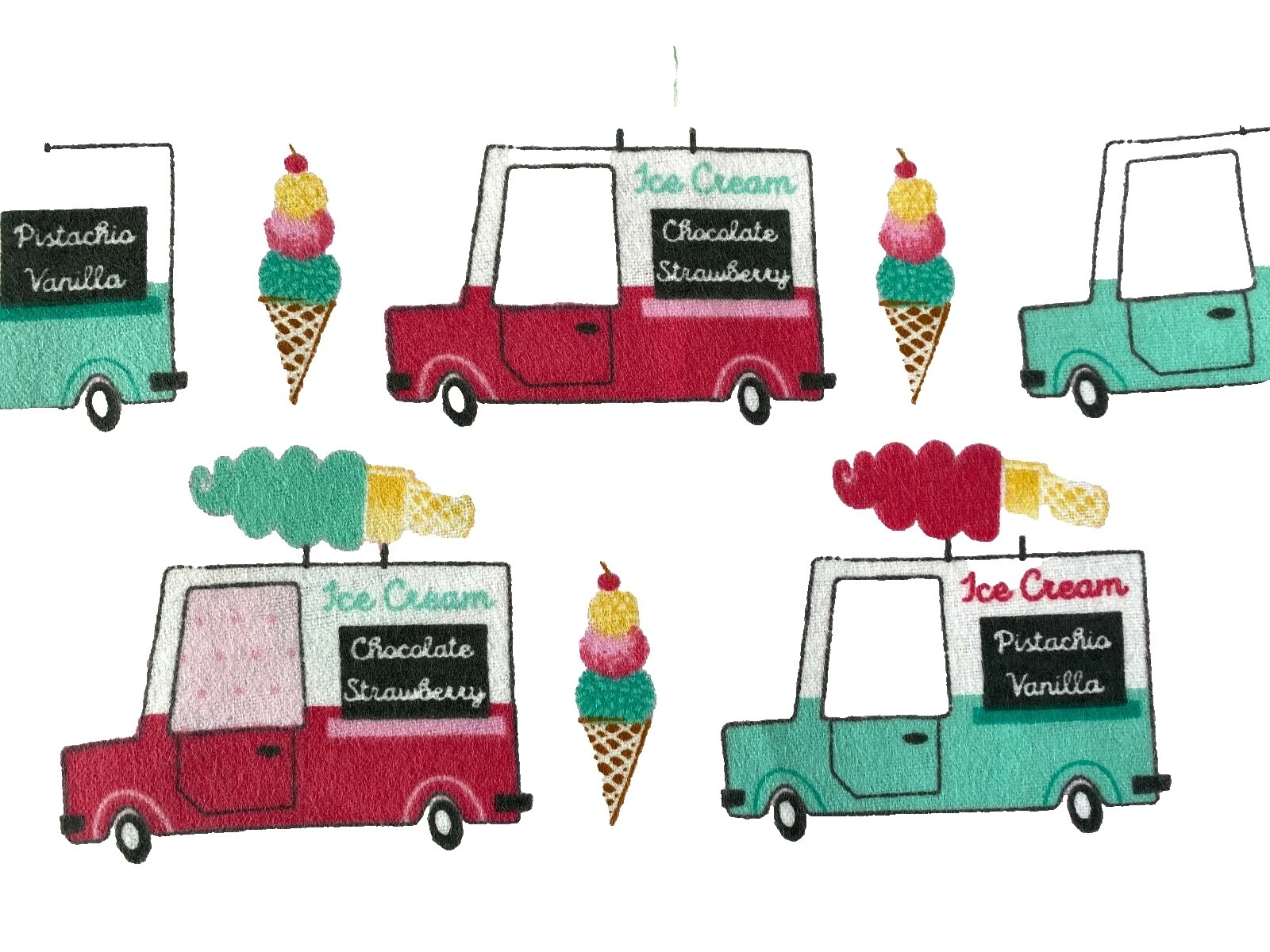 Food & Drink Flannel Craft Fabrics