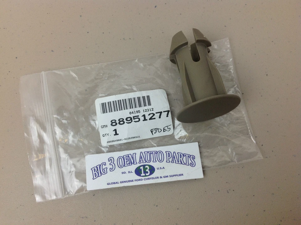 01-05 Chevrolet Venture Pontiac Montana Redondo Bronceado Perilla Reclinable Agujero Cubierta Nuevo Foto 2 de 4