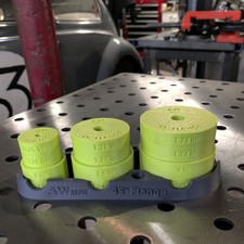 Aw Mfg - Dimple Die Set - 45 Flange 34 1 1 14 1 12 1 34 2