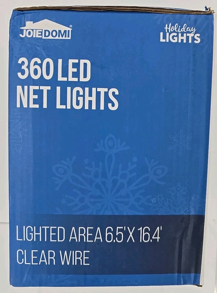 LED 网网状串灯幕家庭派对圣诞多色 - 盖 6.5 x 16' — 第 2/4 张图片