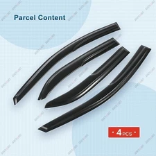 For 2009-2013 Toyota Corolla Sedan JDM Mugen Style Window Visor Vent Rain Oxkyno