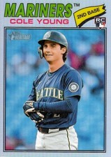 2026 Heritage Chrome Cole Young Rc #142 Seattle Mariners