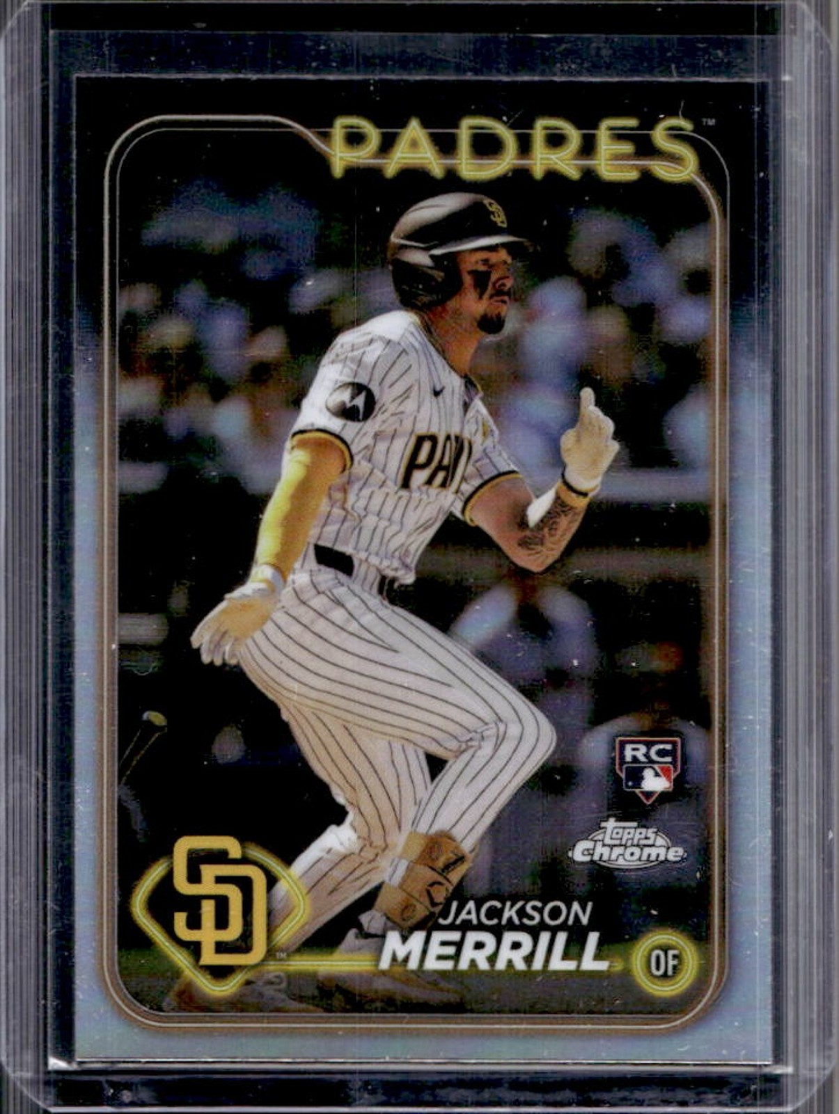2024 Topps Chrome Jackson Merrill RC Refractor Rookie #207 Padres