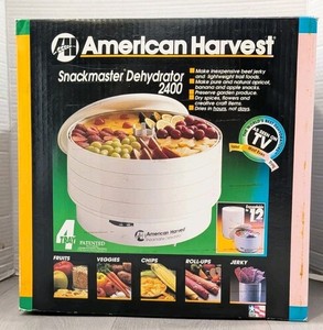 American Harvest Snackmaster Dehydrator 2400 FD-50 Adjustable 4 Tray Used