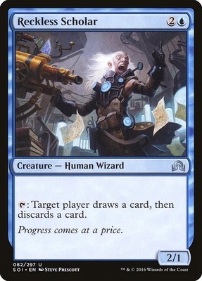 [MTG] Reckless Scholar (082) (SOI) LP-HP