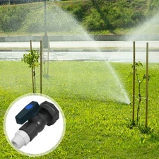 3 /4 Inch PVC Rain Barrel Spigot Splitter Kit Garden Hose Faucet Adapter