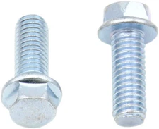 Bolt Motorcycle Hardware Hex Head Flange Bolts M6 x 16mm 8mm 10-Pack