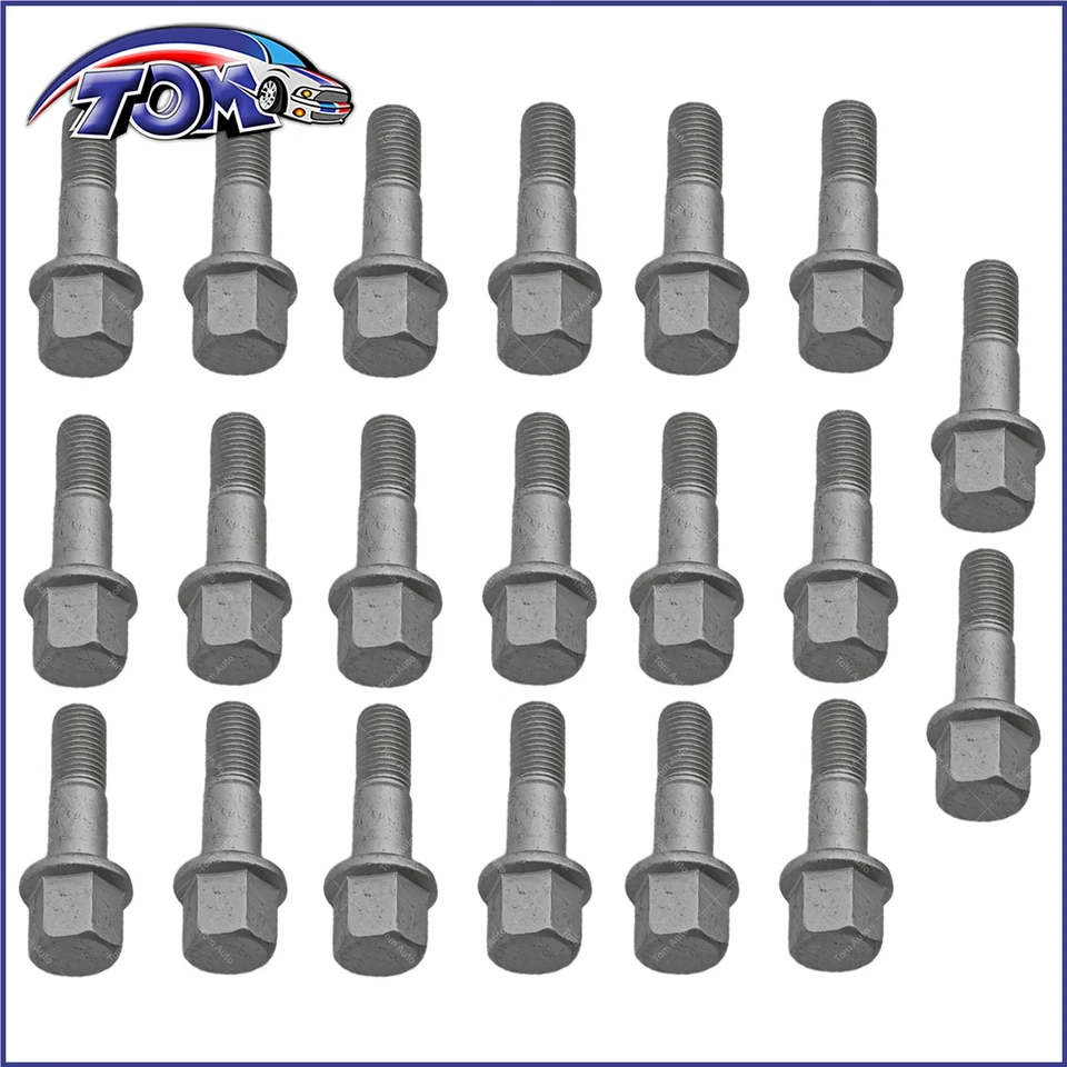Perno de rueda 20 piezas para Mercedes-Benz 300E C220 C280 CLK320 SLK230 Chrysler M12x1.5 Foto 2 de 4