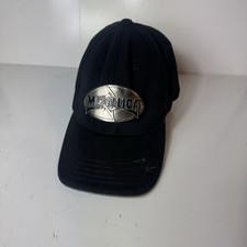 Metallica Vtg Silver Metal Buckle Bio-Domes Giant FlexFit Baseball Cap Hat
