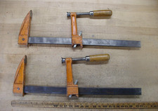 2 Vntg Jorgensen #4518 Hvy Duty 18 Cap. Wood ...