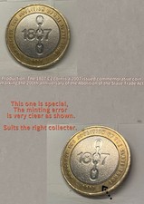 Rare £2 Coin- 1807 Abolishion Of Slavery Coin With Mint Errors 2007