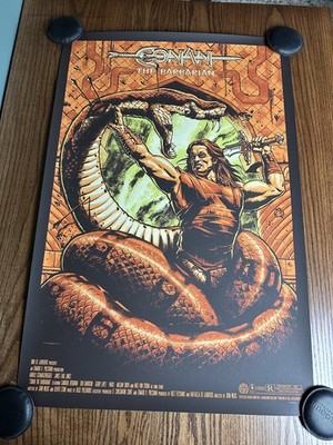Conan The Barbarian Mondo 24x36 Poster Jason Edmiston Limited Edition Print