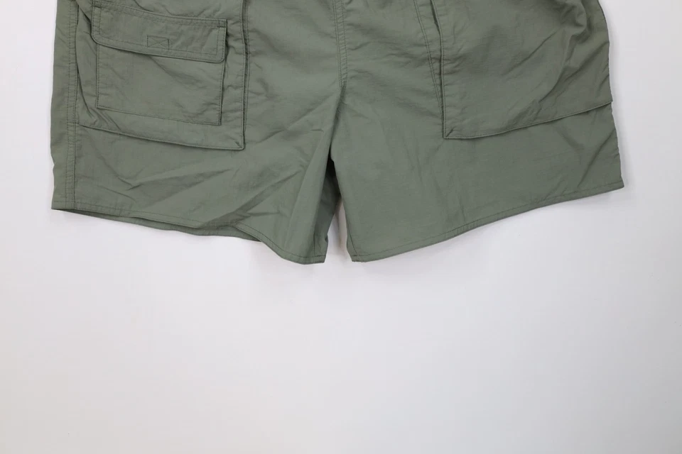 Pantalones Cortos Carga Ripstop Forrados con Cinturón Medianos Lands End Años 90 De Colección Foto 4 de 4