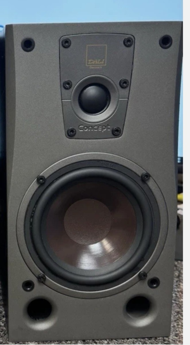 Dali Concept 1 Speakers Set Of 2 - Black Bookshelf Speakers 7.5