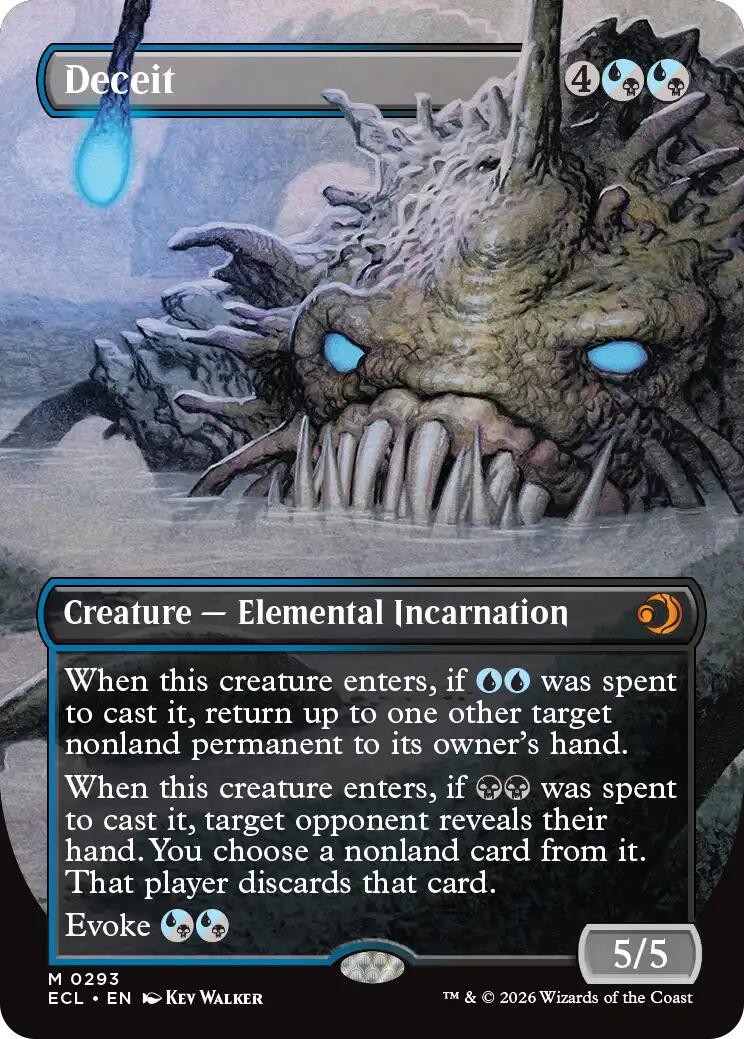 Deceit (Borderless) - 293 - NM - Lorwyn Eclipsed