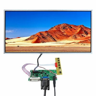 DVI VGA LCD Controller Board With 15.6inch 1366x768 LCD Display