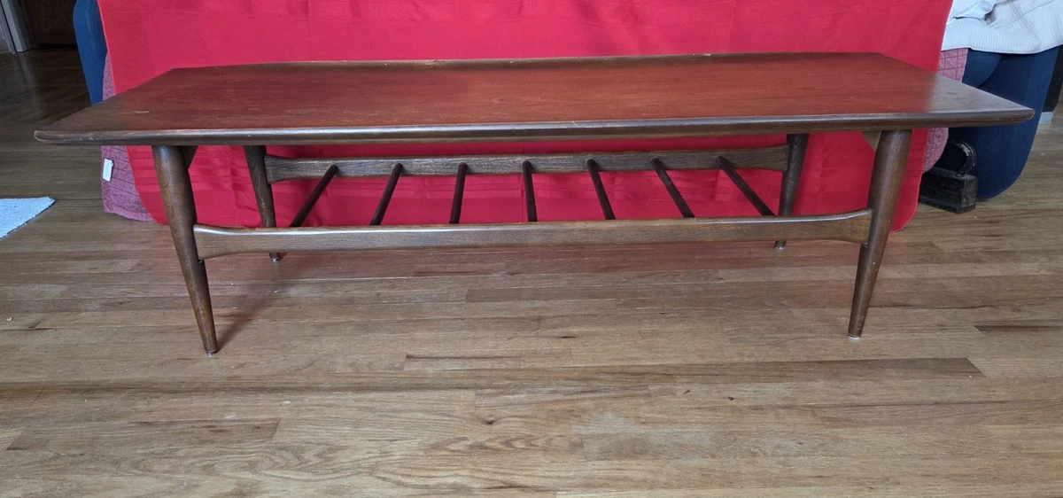 BASSETT FURNITURE■ヴィンテージ■テーブル■ミッドセンチュリー Mid Century Bassett Walnut Coffee Table | eBay