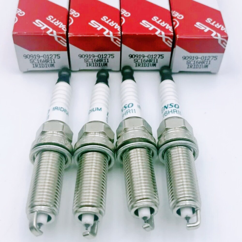 New 4Pcs OEM 90919-01275 SC16HR11 Spark Plugs for C-HR Corolla Prius Scion xD
