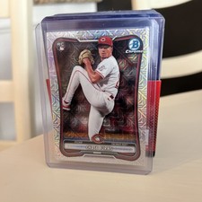 Chase Burns 2026 Bowman Baseball Mojo Refractor #3 (RC) Cincinnati Reds