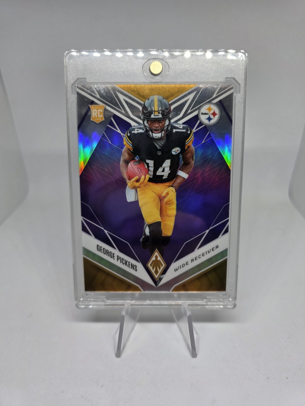 2022 Panini Phoenix - Rookies Purple #123 George Pickens /125 (RC) Cowboys! SP!