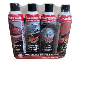4-Pack RGS Labs Waterless Detail System Fast Wax FW1 TS2 GP3 CU4 Cleaner