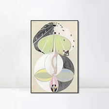 Framed Canvas Tree of Knowledge Series w no 5 1913 by Hilma Af Klint Wall Art