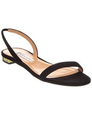 Aquazzura So Nude Suede Slingback Sandal Women's