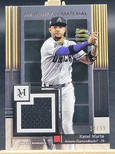 Ketel Marte Diamondbacks 2024 Topps Museum Meaningful Material Silver /99