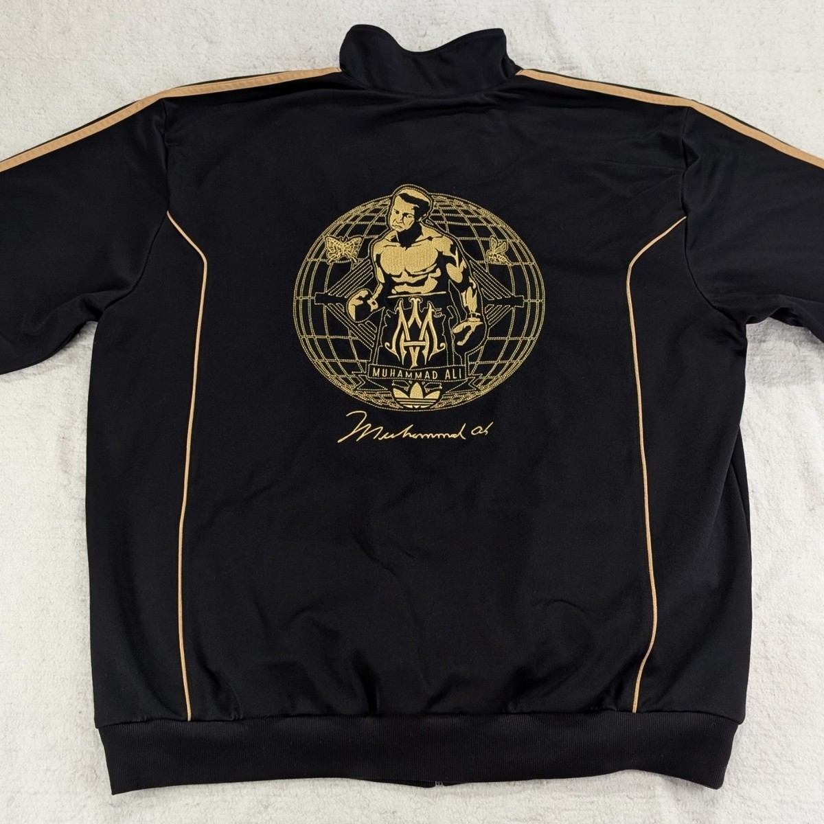 Vtg Muhammad Ali ADIDAS Originals Trefoil Sway Track Jacket Men's