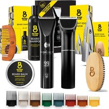 Beard Club Mens Grooming Kit & Beard Trimmer for Men - Professional Cordless ...