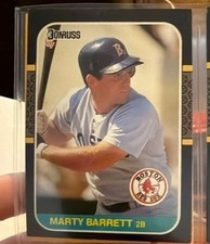 1987 Donruss #523 Marty Barrett