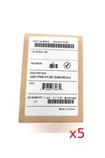 Lot of 5 Polycom 48V Power Supply For Polycom Business IP Phones 2200-46170-001